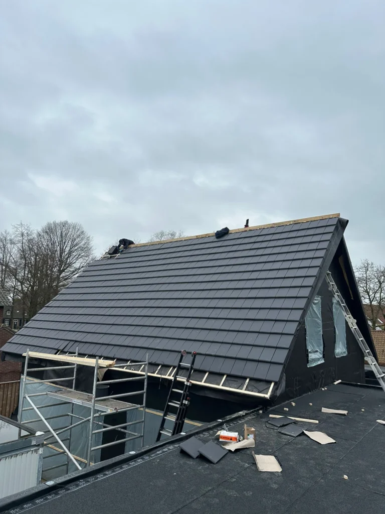 Pannendak renovatie in Woerden